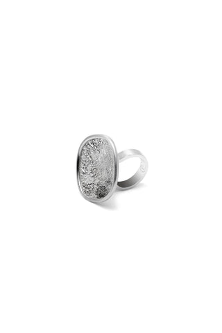 Concrete Ring - Sterling Jewelry Elizabeth Hooper Studio   
