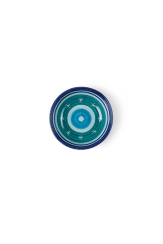 Circle Ceramic Plates, Blue & Teal Table Emporio Sirenuse   