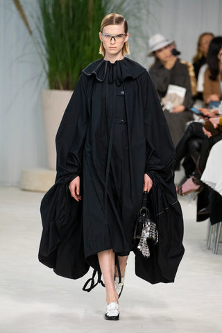Oversize Balloon Dress in Black | SS' 20 Runway, Look 2 | new with tags Coats Loewe   