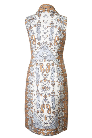 Multi Printed Jacquard Long Vest | (est. retail $995)