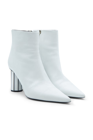 Geometric Heel Leather 90 Ankle Boots | (est. retail $950) Boots Proenza Schouler   