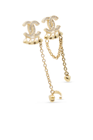 by Virginie Viard Logo & Heart Earring and Cuff | SS '23 Earrings Chanel   