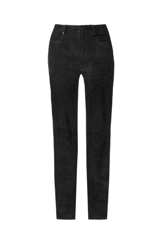 The Sadie Stretch Suede Pants Leather Pants Arjé   