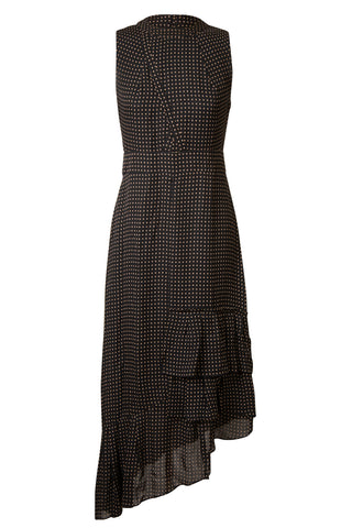 Estrella Black Silk Asymmetrical Dress | (est. retail $625) Dresses Tibi   