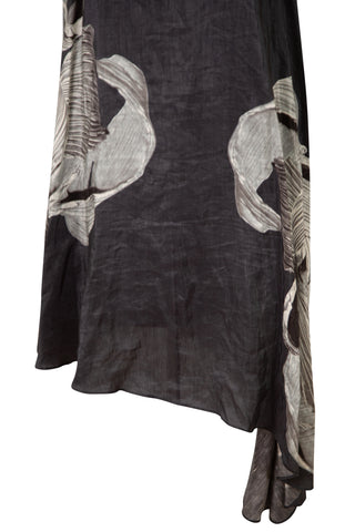 Sleeveless Asymmetrical Midi Dress