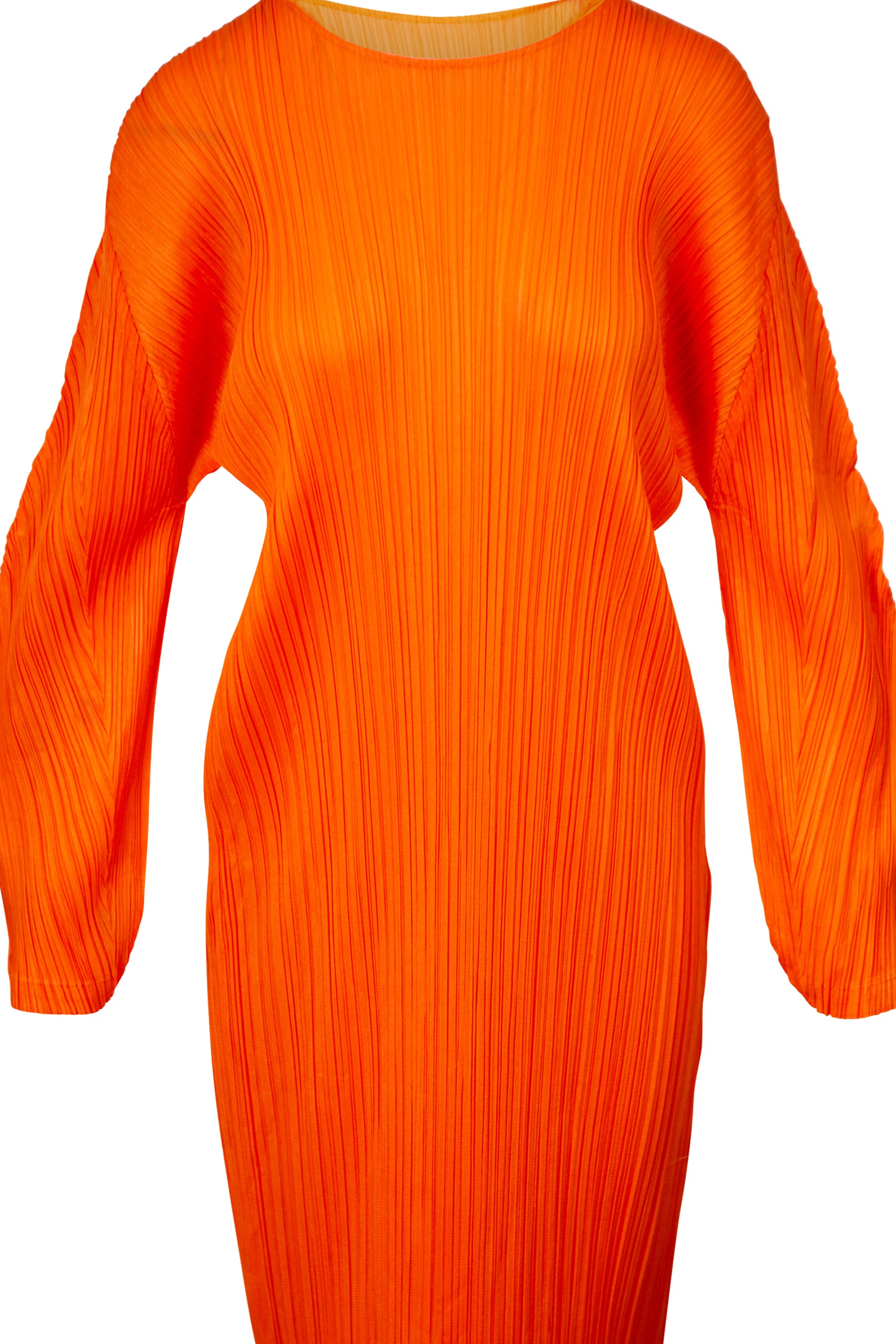 Pleats Please Dress in Orange | new with tags