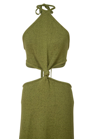 Cameron Knit Dress in Olive