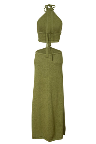Cameron Knit Dress in Olive