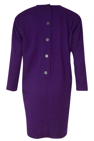 Vintage Yves Saint Laurent Rive Gauche Dress in Purple