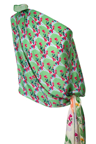 Sap Parrot Jharoka Panel Dress | new with tags (est. retail $375)