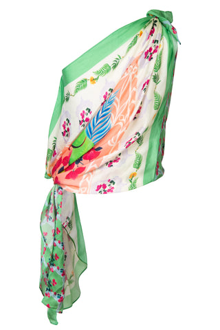 Sap Parrot Jharoka Panel Dress | new with tags (est. retail $375)