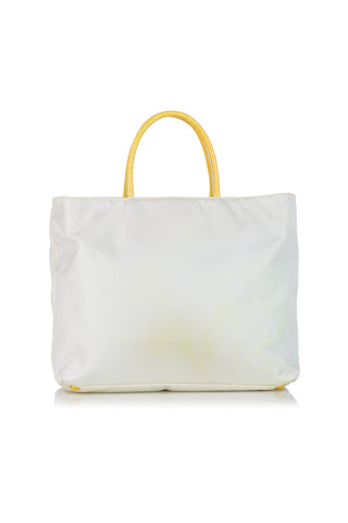 Tessuto Bow Tote Bag White Bags Prada   