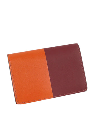 Manhattan Card Case Orange Small Leather Goods Hermes   