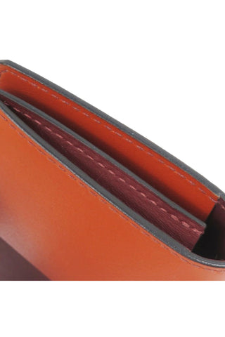 Manhattan Card Case Orange Small Leather Goods Hermes   