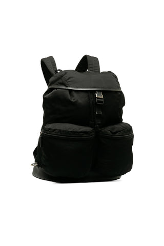 Tessuto Backpack Black Bags Prada   