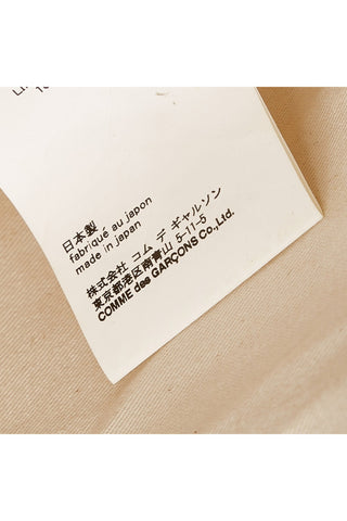 Gucci x COMME des GARCONS Floral PVC Web Shopper Paper Tote Brown