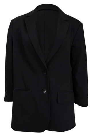 Black Single Breasted Blazer Jackets Tibi   