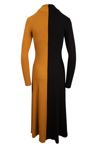 Two Tone Turtleneck Midi Dress (est. retail $348)