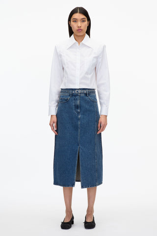 Denim A-Line Skirt SKIRT 3.1 Phillip Lim   