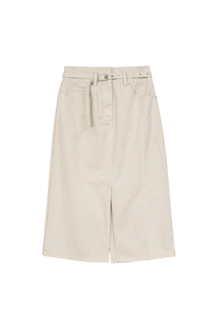 Denim A-Line Skirt SKIRT 3.1 Phillip Lim Ecru XL | US 12 