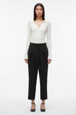 Cropped Pleated Tuxedo Trousers PANT 3.1 Phillip Lim   