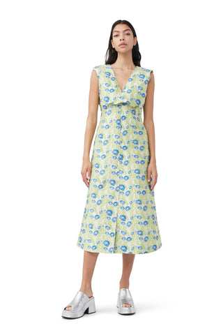 3D Jacquard Rhythm Collar Dress | new with tags (est. retail $495) Dresses Ganni   