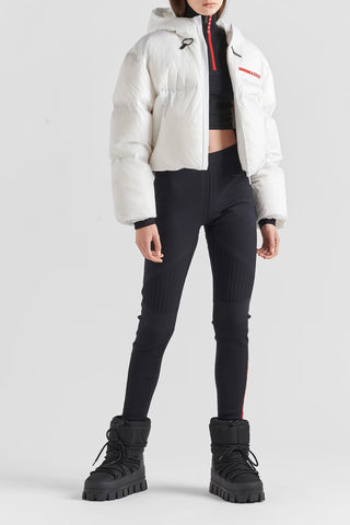 Cropped Technical Re-Nylon Down Jacket | (est. retail $2,950) Jackets Prada   