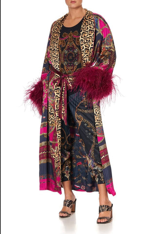 Long Robe With Flared Sleeve | (est. retail $1,499)