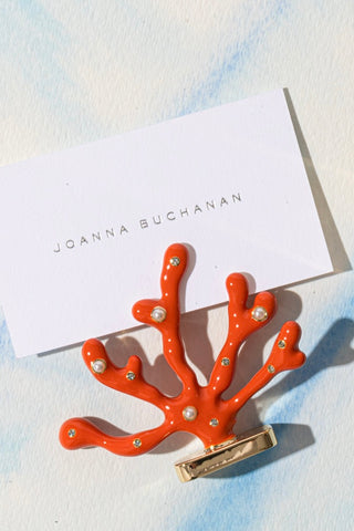 Coral Placecard Holders, Coral, Set Of Two  Joanna Buchanan   