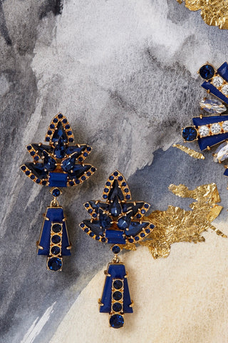 Starburst Earrings, Lapis Lazuli  Joanna Buchanan   