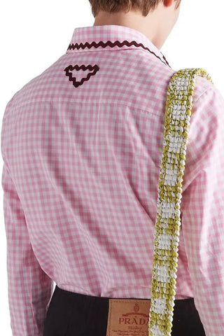 Gingham Check Shirt | (est. retail $1,690) Shirts & Tops Prada   