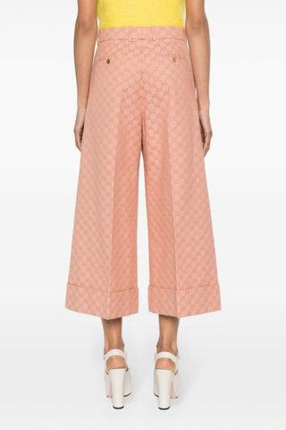 GG-canvas Wide-leg trousers | (est. retail $1,650) Pants Gucci   