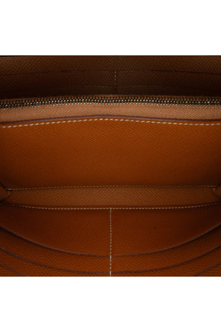 Epsom Kelly Classic Wallet Brown Small Leather Goods Hermes   