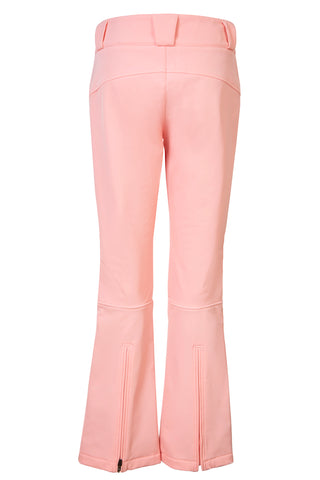 Flared Ski Pants in Pure Pink