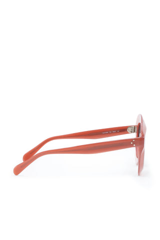CL41445/S Coral and Blue Oval Sunglasses Eyewear Celine   