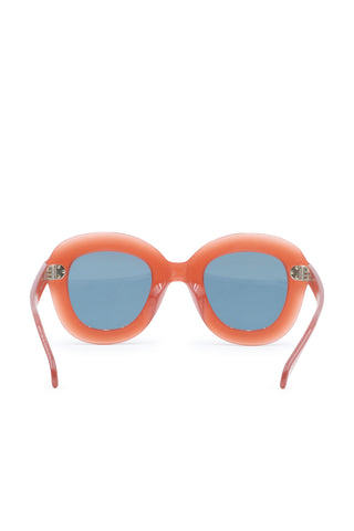 CL41445/S Coral and Blue Oval Sunglasses Eyewear Celine   
