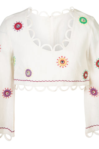 Avar Top in Mirrored Medallion | new with tags Shirts & Tops Alexis   