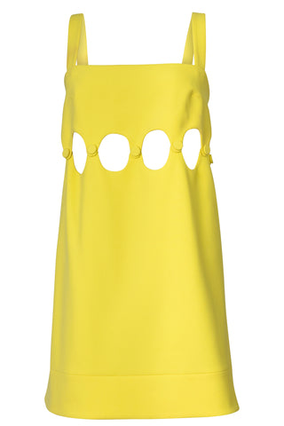 Baring Dress in Yellow