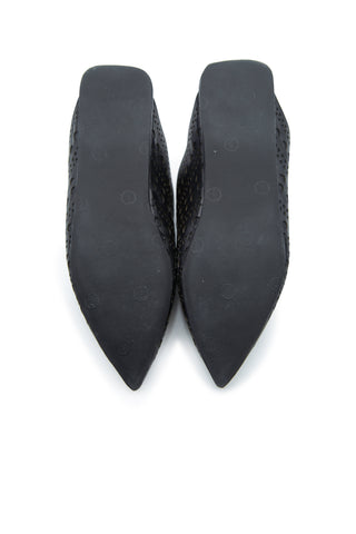 Convertible Leather Flats (est. retail $1,250) Mules Alaia   