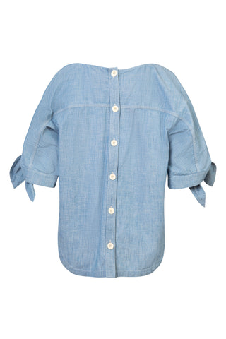 Denim Shirt in Paloma Blue | (est. retail $770) Shirts & Tops Chloé   