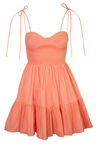 Landry Bustier Mini Dress in Hibiscus | (est. retail $295)