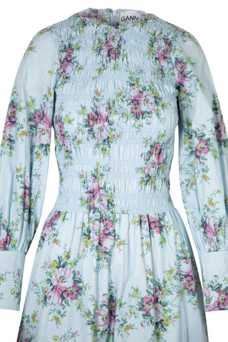 Floral Poplin Midi Dress | (est. retail $345)