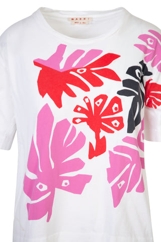 Leaf Graphic Cotton Tee | (est. retail $310) Shirts & Tops Marni   