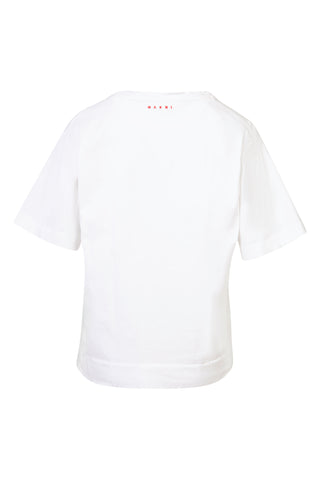 Leaf Graphic Cotton Tee | (est. retail $310) Shirts & Tops Marni   