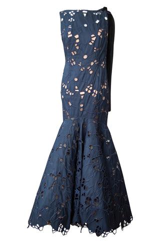 Faille Flare Gown