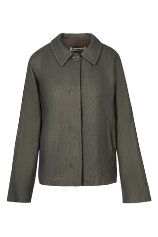 Green Cashmere Fitted Jacket