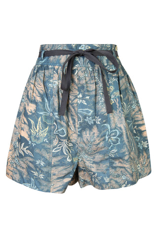 Anela Belted Floral Cotton Shorts | (est. retail $265)