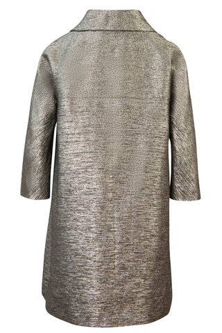Vintage Metallic Silk Blend Coat Coats Chloé   