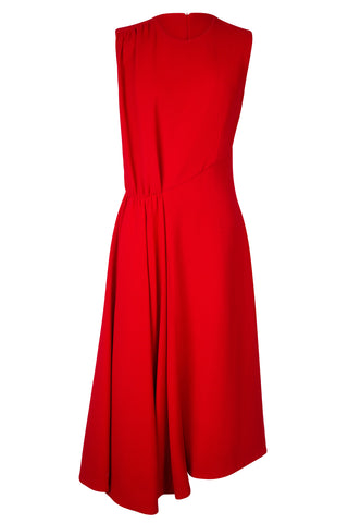 Sleeveless Red Wool Dress (est. retail $2,040) Dresses Emilia Wickstead   