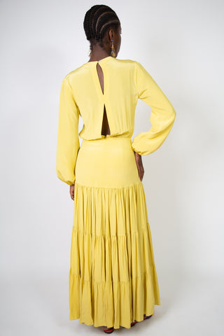 Sassari Belted Tiered Maxi Dress  | Pre-Fall '21 Collection (est. retail $2,200)
